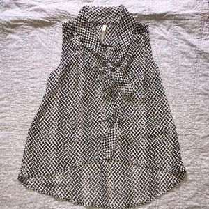 Paper Crane Chiffon Tank